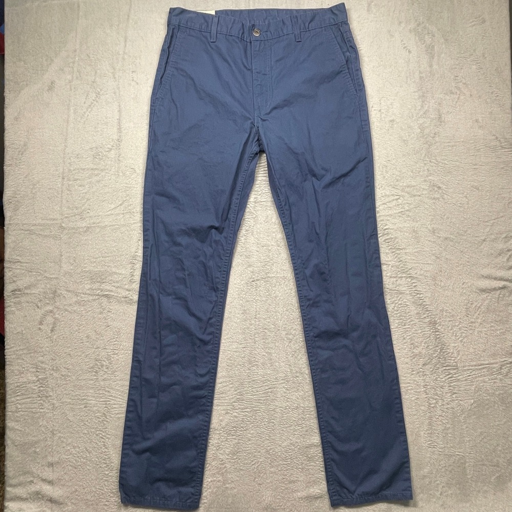 Levi's 511 Slim Fit Chinos‎ Mens 34x34 Blue Slate Cotton Twill Pants